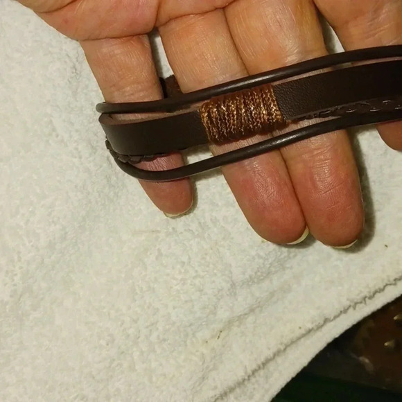 Handmade Leather Unisex Bracelet - Picture 1 of 4